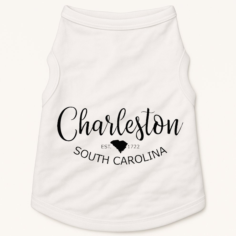 Charleston South Carolina Apparel Charleston SC US City Doggie Tank