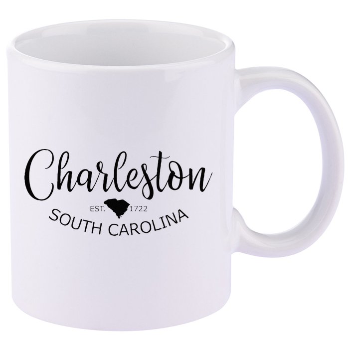 Charleston South Carolina Apparel Charleston SC US City 11oz C Handle Ceramic Mug