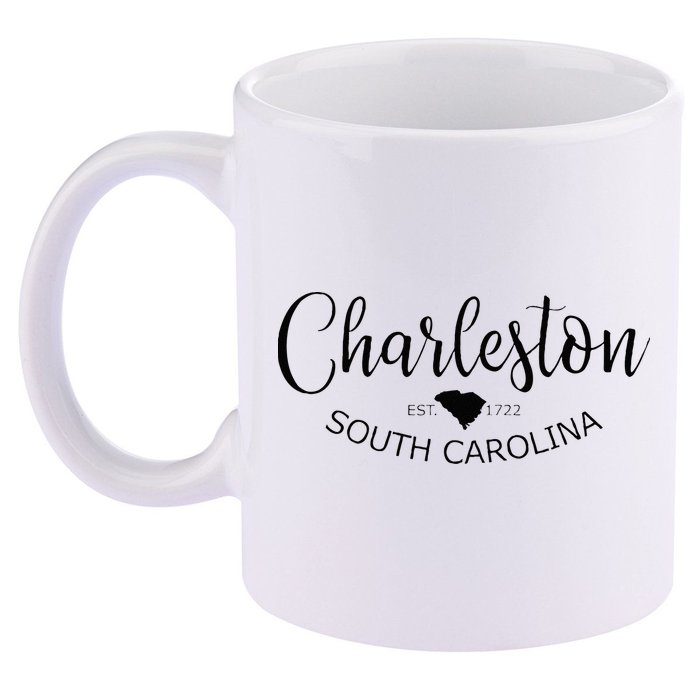 Charleston South Carolina Apparel Charleston SC US City 11oz C Handle Ceramic Mug