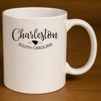 Charleston South Carolina Apparel Charleston SC US City 11oz C Handle Ceramic Mug