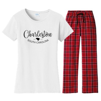 Charleston South Carolina Apparel Charleston SC US City Women's Flannel Pajama Set