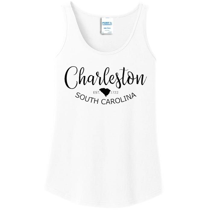 Charleston South Carolina Apparel Charleston SC US City Ladies Essential Tank