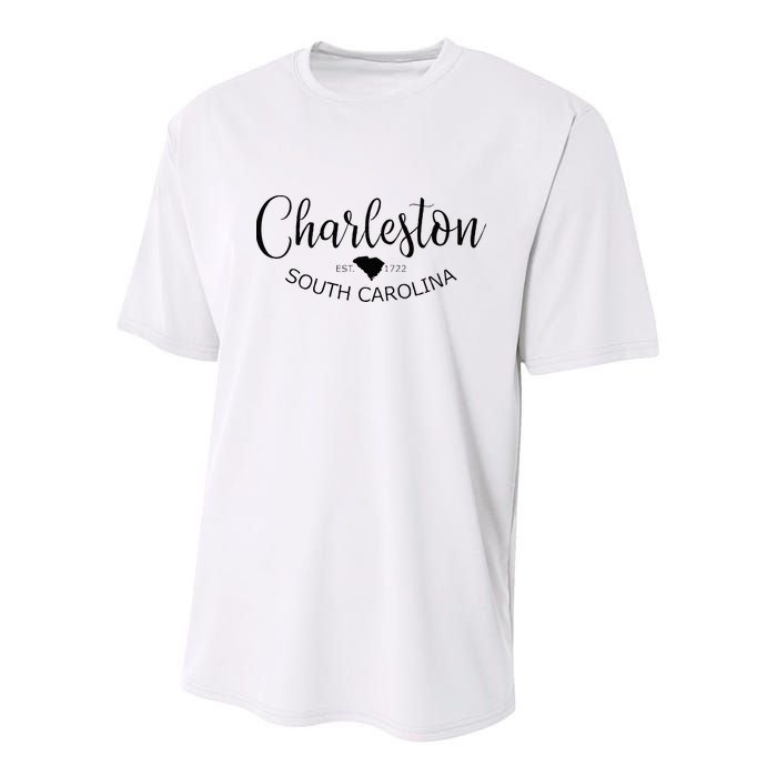 Charleston South Carolina Apparel Charleston SC US City Youth Performance Sprint T-Shirt