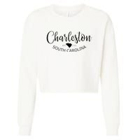 Charleston South Carolina Apparel Charleston SC US City Cropped Pullover Crew