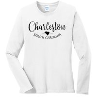 Charleston South Carolina Apparel Charleston SC US City Ladies Long Sleeve Shirt