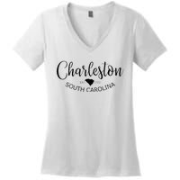 Charleston South Carolina Apparel Charleston SC US City Women's V-Neck T-Shirt