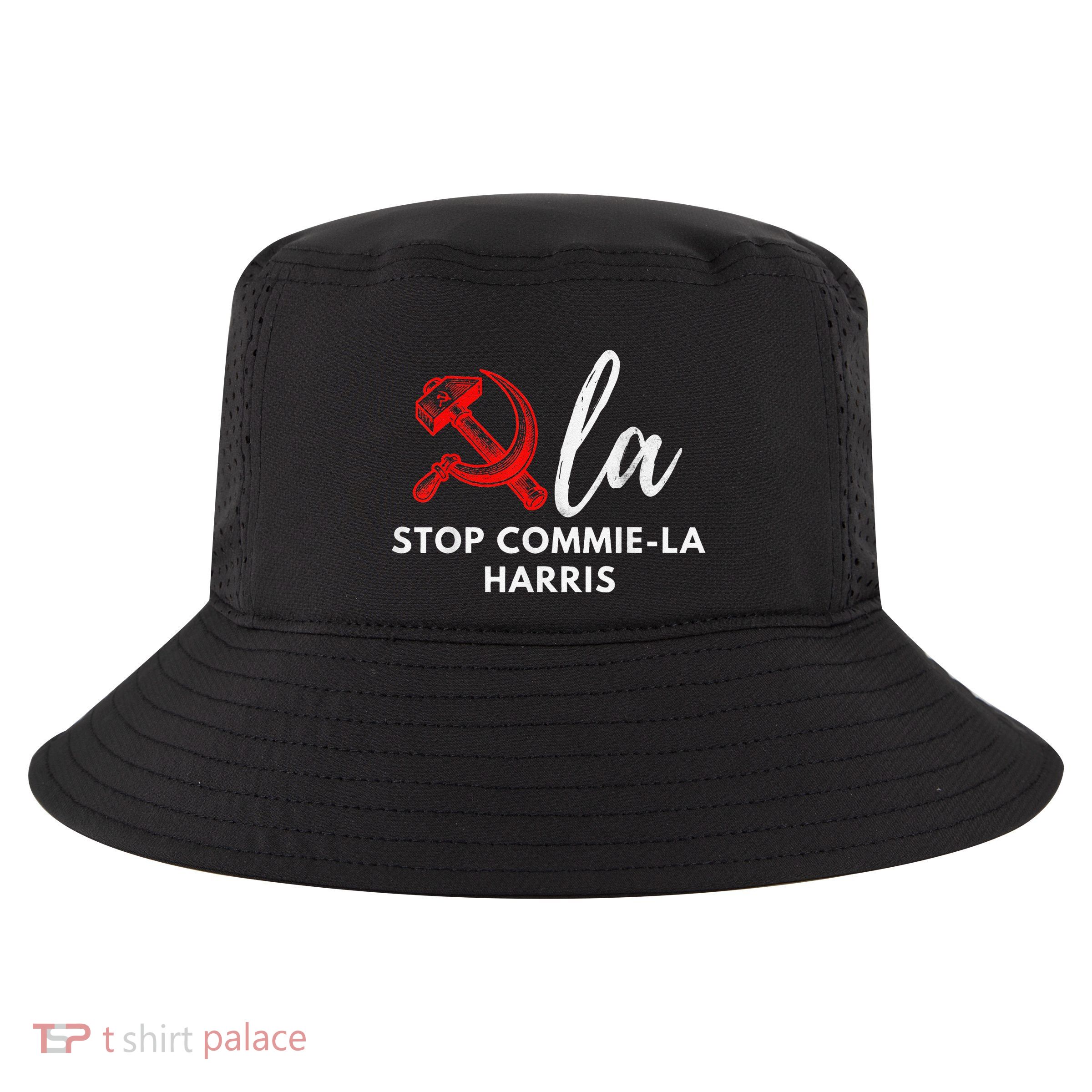 Commiela Stop Commiela Harris Stop Kamala Trump 2024 Cool Comfort Performance Bucket Hat