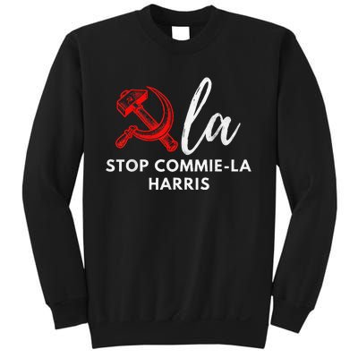 Commiela Stop Commiela Harris Stop Kamala Trump 2024 Sweatshirt