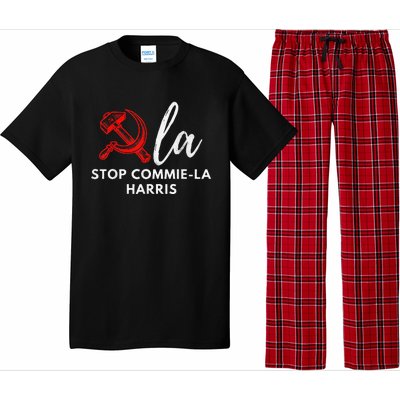 Commiela Stop Commiela Harris Stop Kamala Trump 2024 Pajama Set