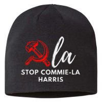 Commiela Stop Commiela Harris Stop Kamala Trump 2024 Sustainable Beanie