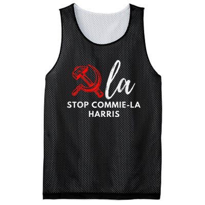 Commiela Stop Commiela Harris Stop Kamala Trump 2024 Mesh Reversible Basketball Jersey Tank