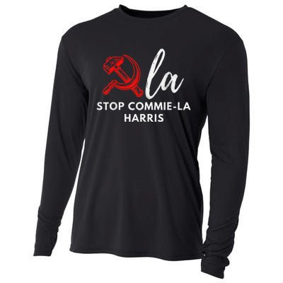 Commiela Stop Commiela Harris Stop Kamala Trump 2024 Cooling Performance Long Sleeve Crew