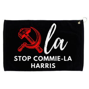 Commiela Stop Commiela Harris Stop Kamala Trump 2024 Grommeted Golf Towel