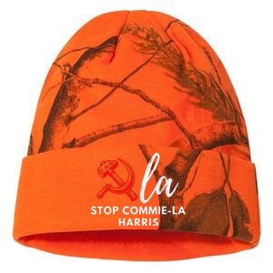 Commiela Stop Commiela Harris Stop Kamala Trump 2024 Kati Licensed 12" Camo Beanie