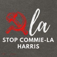 Commiela Stop Commiela Harris Stop Kamala Trump 2024 Cotton Canvas Backpack