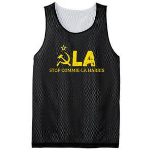 Commiela Stop Commiela Harris Stop Kamala Trump 2024 Mesh Reversible Basketball Jersey Tank