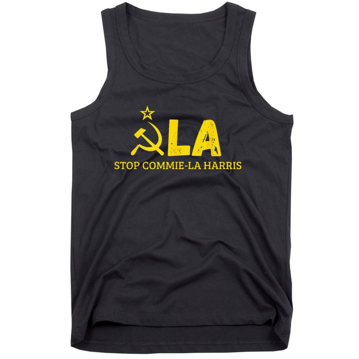 Commiela Stop Commiela Harris Stop Kamala Trump 2024 Tank Top