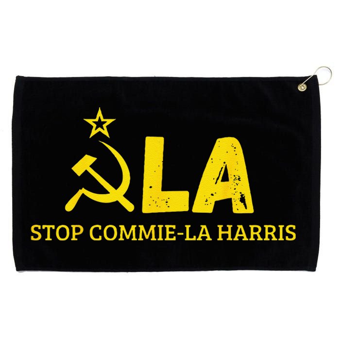 Commiela Stop Commiela Harris Stop Kamala Trump 2024 Grommeted Golf Towel