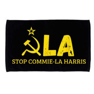 Commiela Stop Commiela Harris Stop Kamala Trump 2024 Microfiber Hand Towel