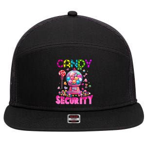 Candy Security Candyland Costume Teens Adult 7 Panel Mesh Trucker Snapback Hat