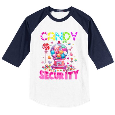 Candy Security Candyland Costume Teens Adult Baseball Sleeve Shirt