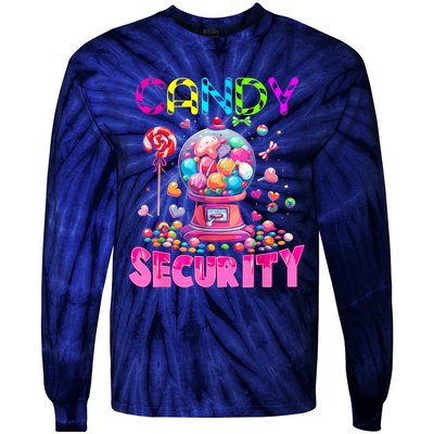 Candy Security Candyland Costume Teens Adult Tie-Dye Long Sleeve Shirt