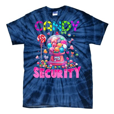 Candy Security Candyland Costume Teens Adult Tie-Dye T-Shirt