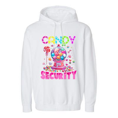 Candy Security Candyland Costume Teens Adult Garment-Dyed Fleece Hoodie