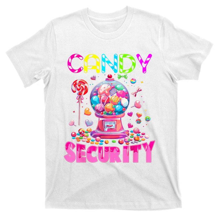 Candy Security Candyland Costume Teens Adult T-Shirt