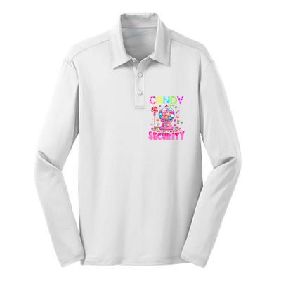 Candy Security Candyland Costume Teens Adult Silk Touch Performance Long Sleeve Polo