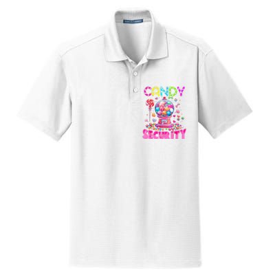 Candy Security Candyland Costume Teens Adult Dry Zone Grid Polo