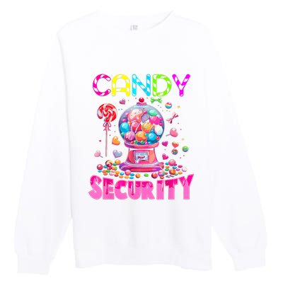 Candy Security Candyland Costume Teens Adult Premium Crewneck Sweatshirt