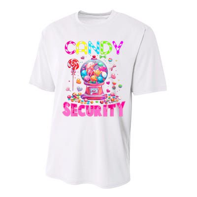 Candy Security Candyland Costume Teens Adult Performance Sprint T-Shirt