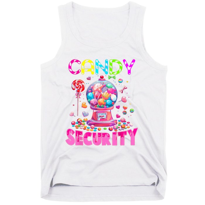 Candy Security Candyland Costume Teens Adult Tank Top