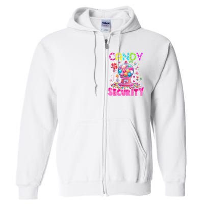 Candy Security Candyland Costume Teens Adult Full Zip Hoodie