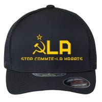 Commiela Stop Commiela Harris Stop Kamala Trump 2024 Flexfit Unipanel Trucker Cap