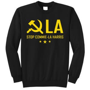 Commiela Stop Commiela Harris Stop Kamala Trump 2024 Tall Sweatshirt