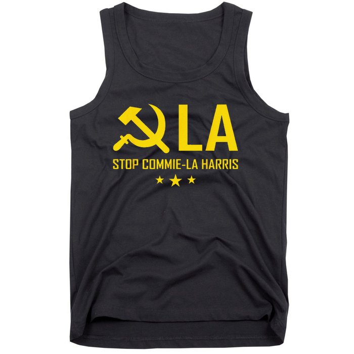 Commiela Stop Commiela Harris Stop Kamala Trump 2024 Tank Top