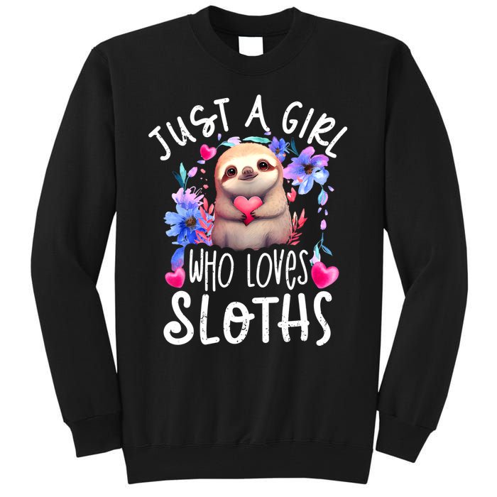 Cute Sloth Tall Sweatshirt