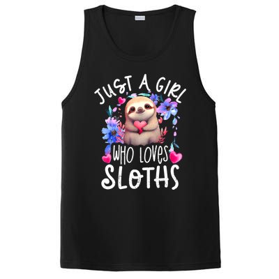 Cute Sloth PosiCharge Competitor Tank