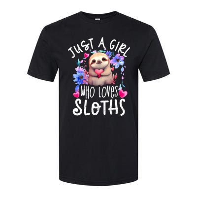 Cute Sloth Softstyle® CVC T-Shirt