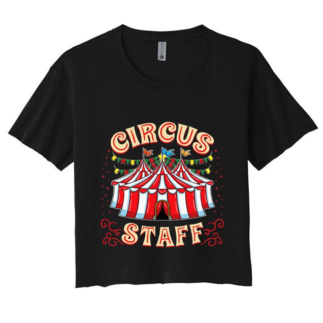Circus Staff Circus Themed Party Crop Top