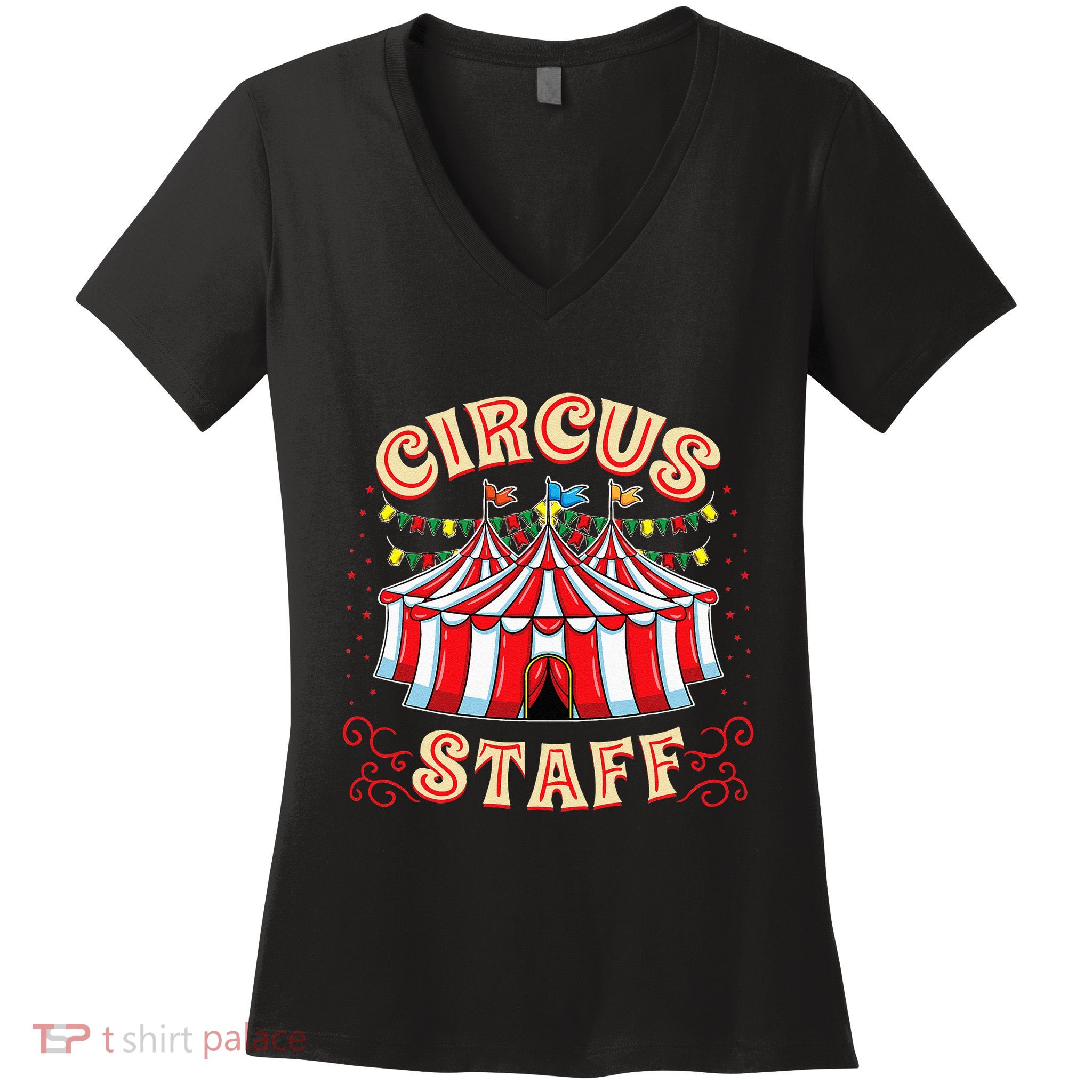 Circus Staff Circus Themed Party Women's V-Neck T-Shirt