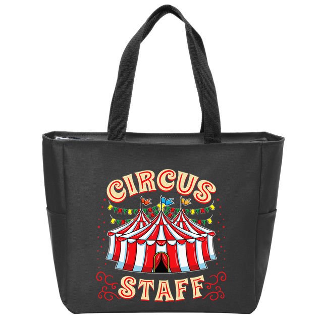 Circus Staff Circus Themed Party Zip Tote Bag