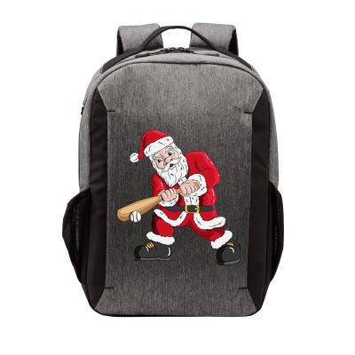 Christmas Santa Claus With Baseball Bat Baseball Vector Backpack
