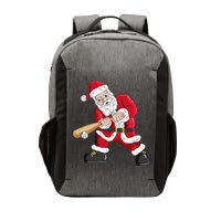 Christmas Santa Claus With Baseball Bat Baseball Vector Backpack