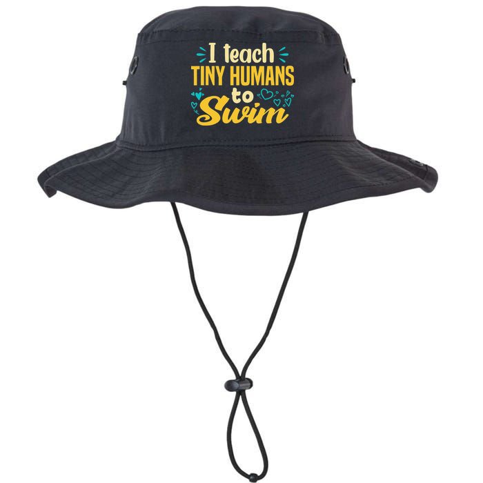 Cool Swim Coach I Teach Tiny Humans To Swim Swimming Teacher Bucket Hat