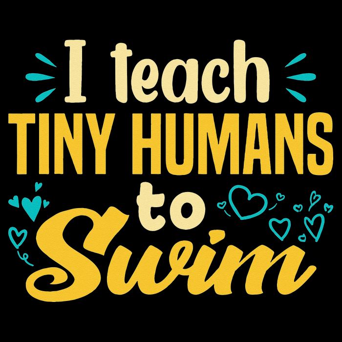 Cool Swim Coach I Teach Tiny Humans To Swim Swimming Teacher 16 in Basic Backpack