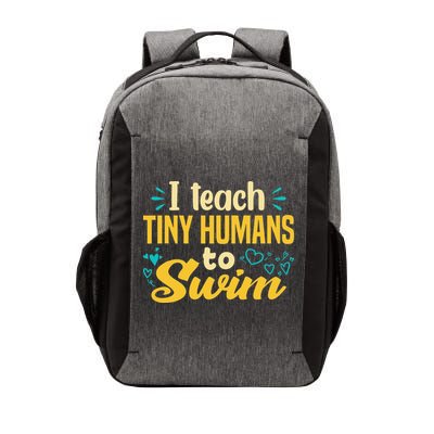 Cool Swim Coach I Teach Tiny Humans To Swim Swimming Teacher Vector Backpack