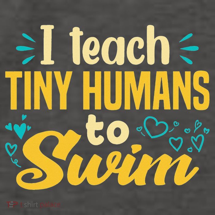 Cool Swim Coach I Teach Tiny Humans To Swim Swimming Teacher Vector Backpack